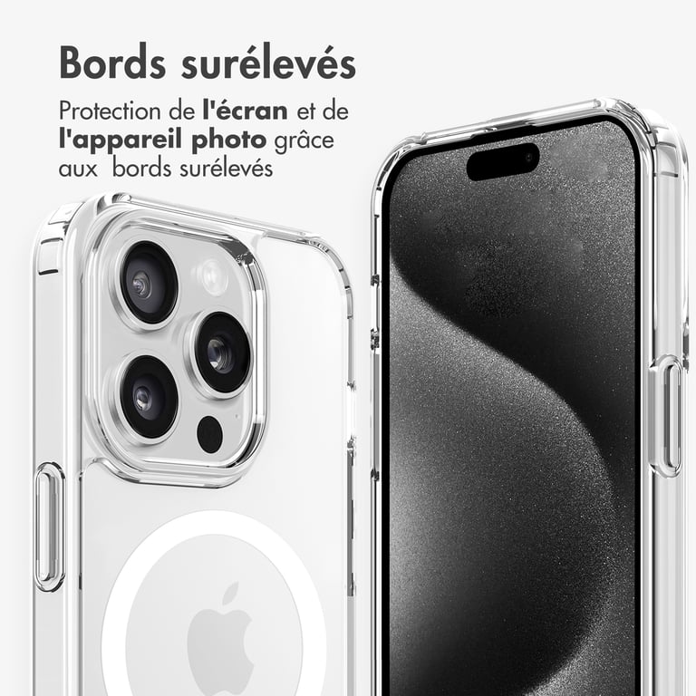 Fundas imoshion MagSafe con cordón extraíble para iPhone 15 Pro - Transparente - Nueva