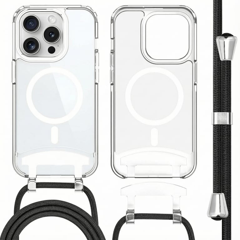 Fundas imoshion MagSafe con cordón extraíble para iPhone 15 Pro - Transparente - Nueva