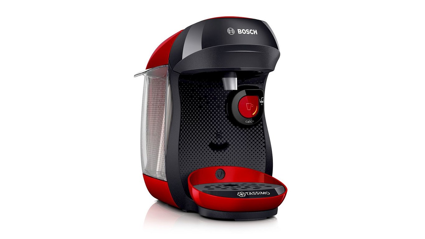 Máquina de café automática Bosch TAS1003 - Negro/Rojo