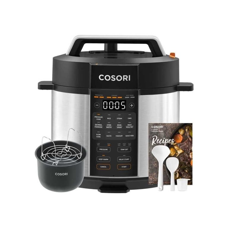Multicocina Cosori CMC-CO601-SEU de 5,7 L, 9 en 1 con 12 programas y 1100 W Negro - Nuevo