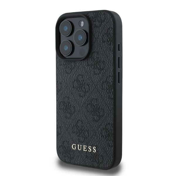 Fundas de Teléfono Guess para iPhone 16 Pro 6.3 - Negro (4G Clásico)