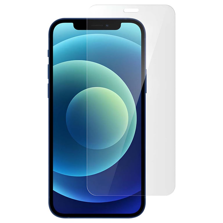 Protector de pantalla MW para iPhone 12/12 Pro con aplicador integrado - Transparente