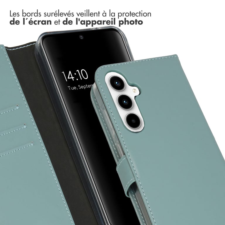 Fundas para teléfono Selencia Samsung Galaxy A35, Azul claro