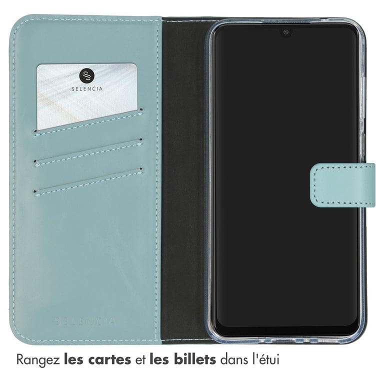 Fundas para teléfono Selencia Samsung Galaxy A35, Azul claro