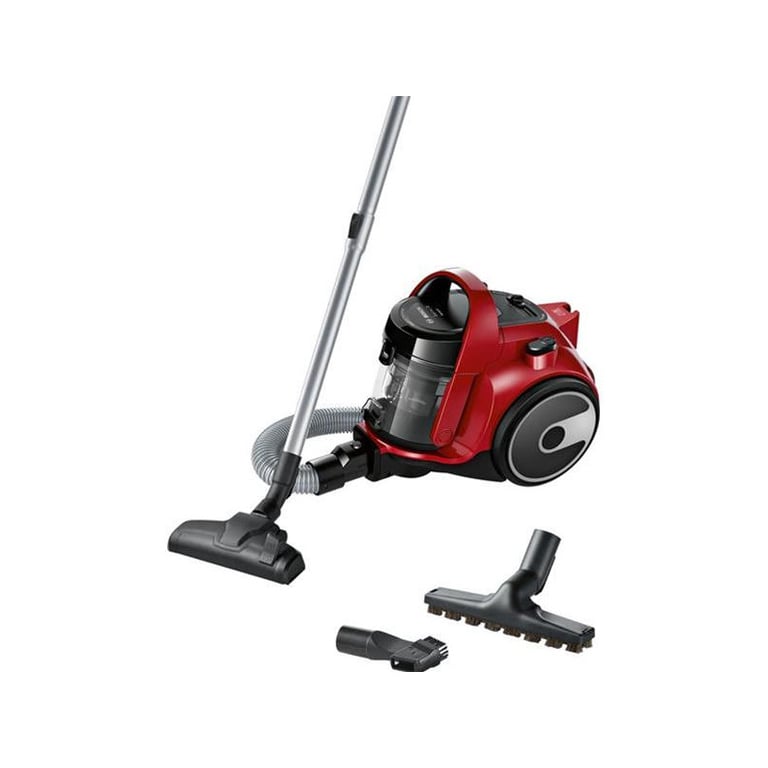Aspiradora de pie Bosch compacta 78 dB, 1,5 L, filtro lavable, cepillo de parquet - BGC05A322 - Nueva