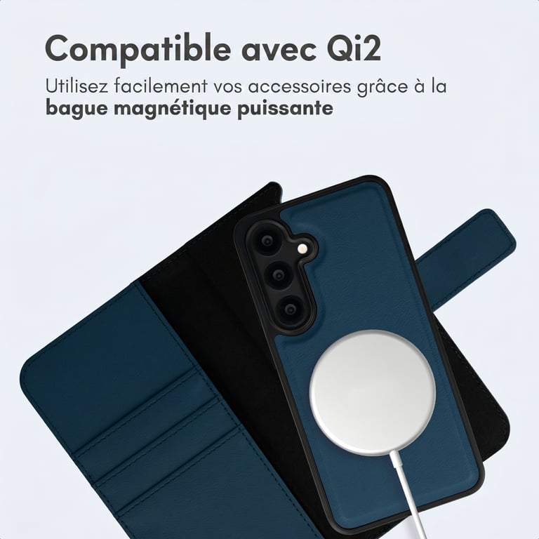 Fundas de lujo imosión 2 en 1 extraíble para Samsung Galaxy S25 - Azul - Nuevo