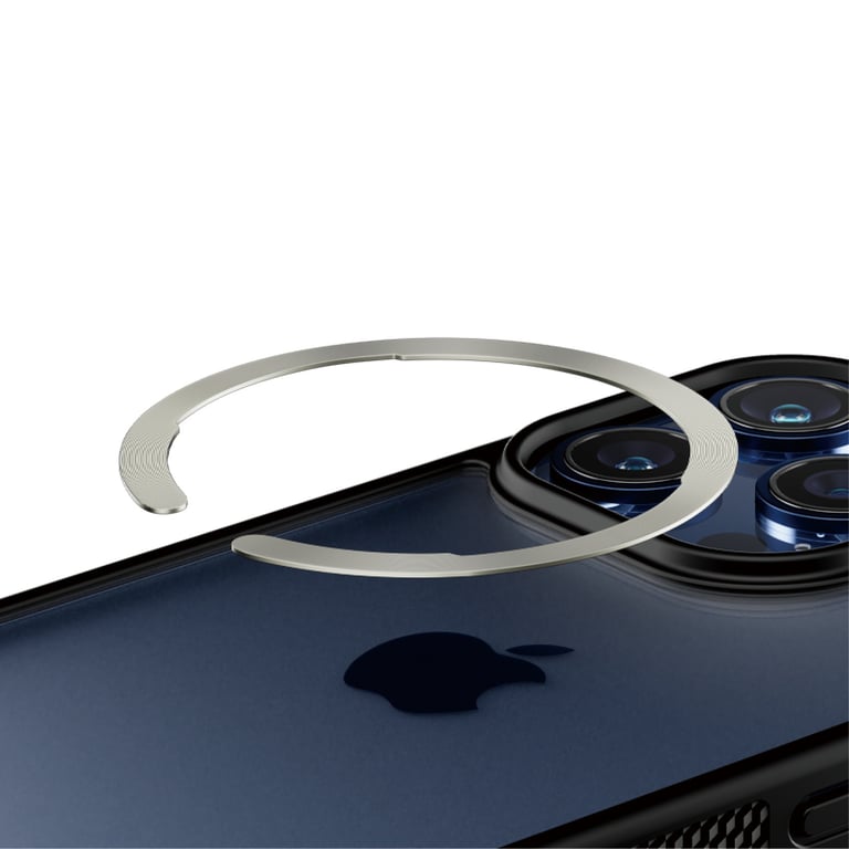 Anillo PanzerGlass Bang On Compatibilidad MagSafe para iPhone 16-12 - Protector de pantalla
