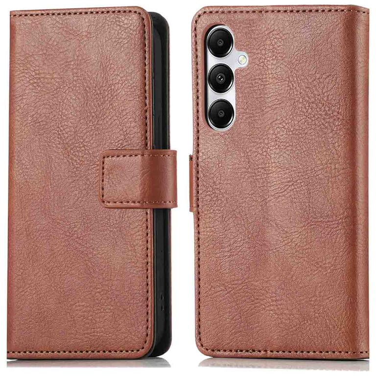 Estuche de teléfono billetera de lujo imoshion para Samsung Galaxy A55 - Marrón - Nuevo