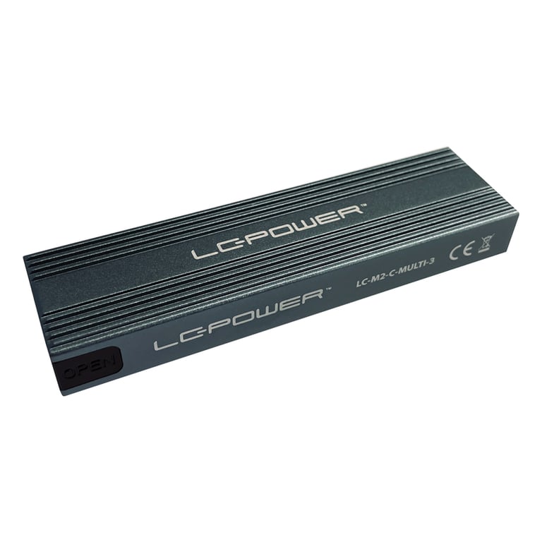 Lote de almacenamiento SSD LC-M2-C-MULTI-3 - Gris carbón
