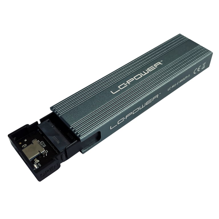 Lote de almacenamiento SSD LC-M2-C-MULTI-3 - Gris carbón