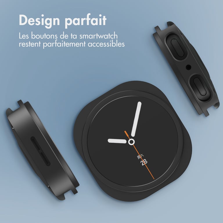 Fundas rígidas de imoshion Bumper para Samsung Galaxy Watch 8 - 44 mm - Negro - Nuevo