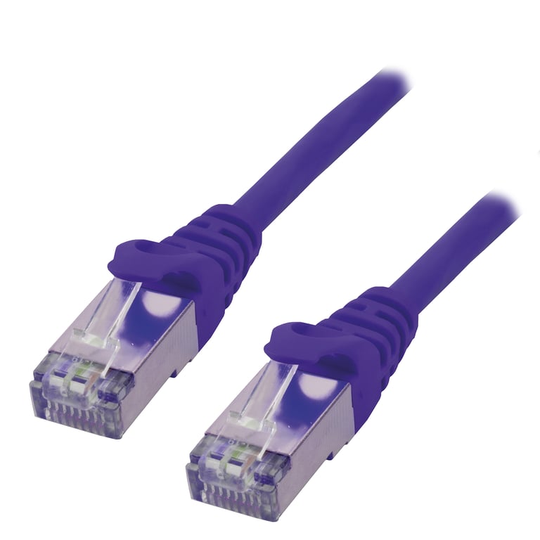 Cable de red Mcl RJ45 Cat6 5.0 m Púrpura (FTP) - Nuevo