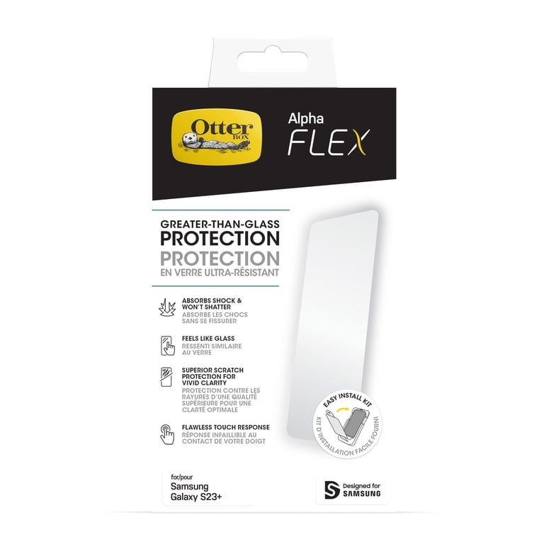 Protector de pantalla OtterBox Alpha Flex para Galaxy S23+