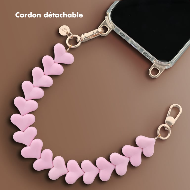Cinturón para el muñeca Selencia Lova Corazón - Rosado - Nuevo