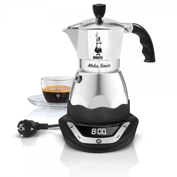 Cafetera eléctrica de tipo Moka Bialetti EAsy Timer 6 - 0,3 L