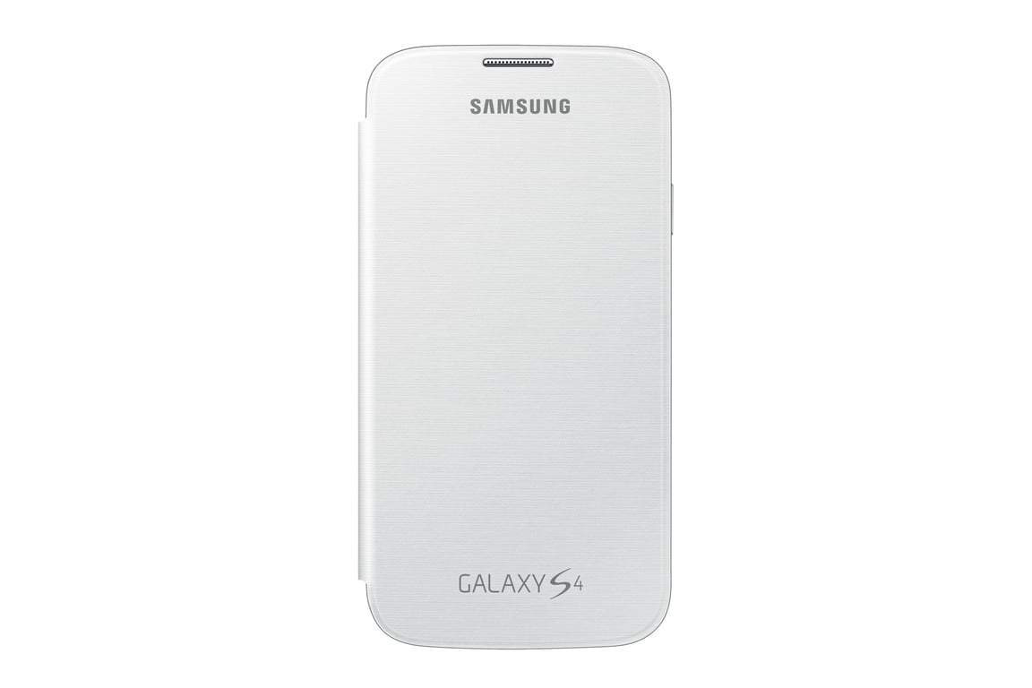 Fundas para teléfono Samsung EF-FI950B cartera con bolsillo para tarjetas, Blanco para Samsung Galaxy S4 - Nueva