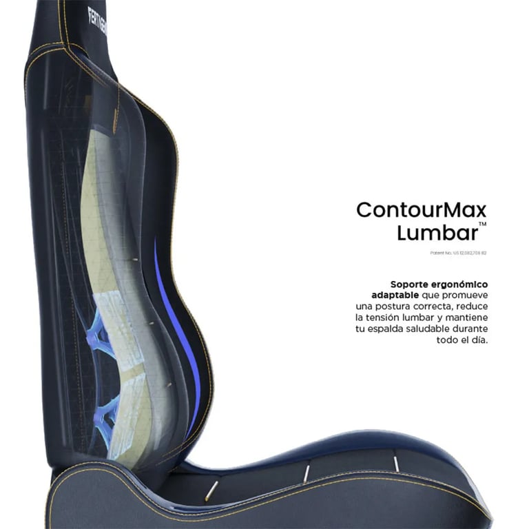 Chaise de jeu Vertagear SL3800 HygennX, Bleu Minuit