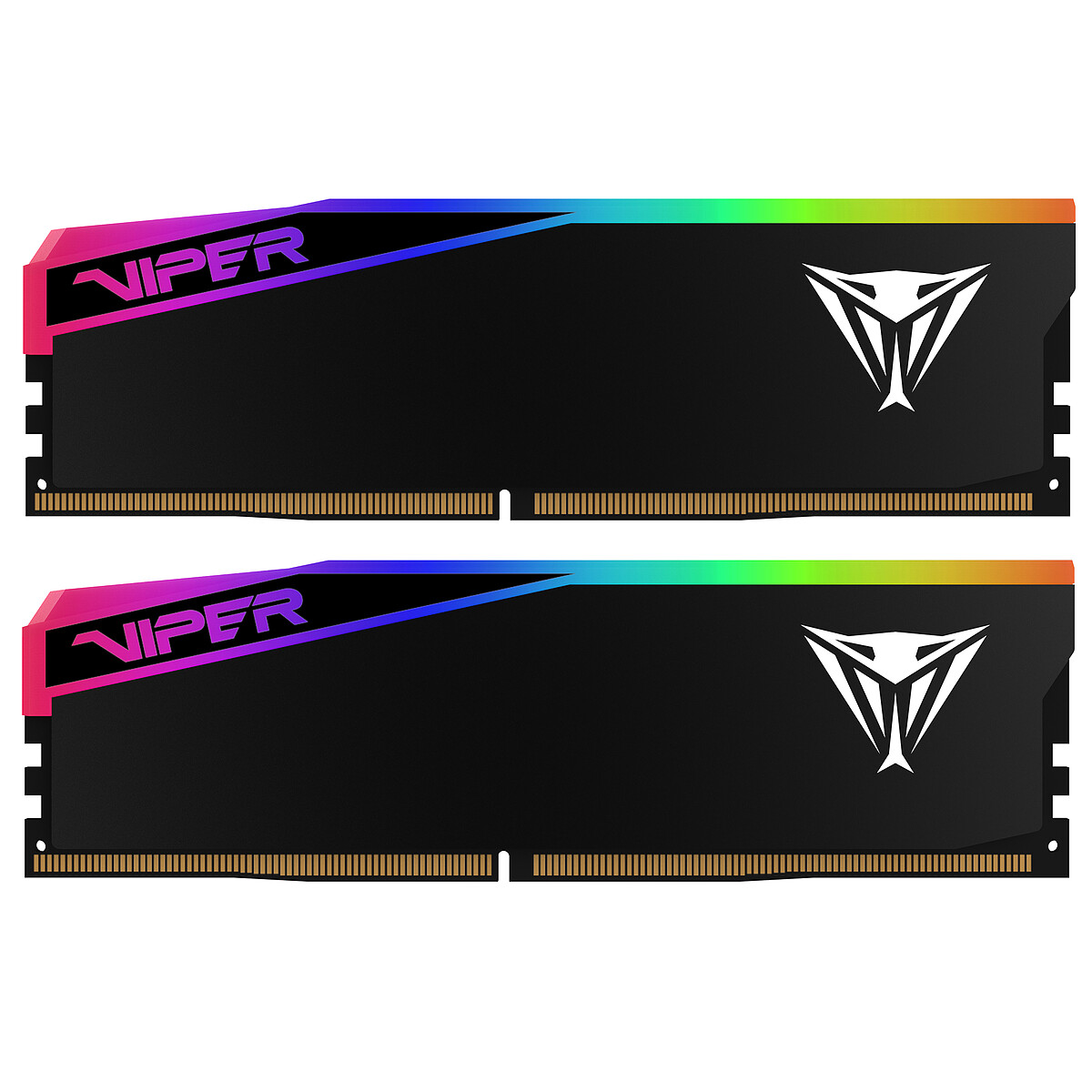 Viper Gaming Elite 5 Ultra RGB 32 Go (2x 16 Go) DDR5 6000 MHz CL46 - Noir