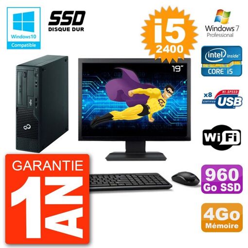 Fujitsu Esprimo E500 E85+ DT 19-Inch Desktop Computer
