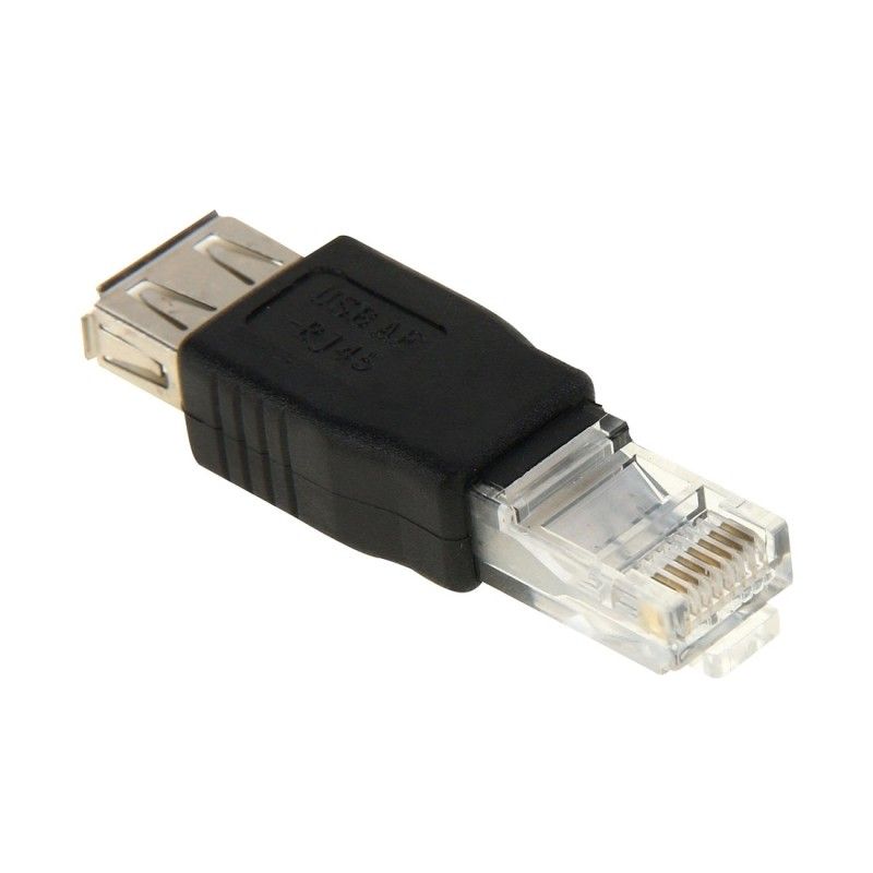 Wewoo RJ45 Male to USB AF Adapter
