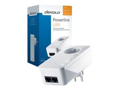 Devolo dLAN 550 duo+ Wall-Mounted Bridge
