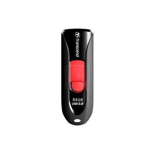 Transcend JetFlash 590 USB Flash Drive - 64GB, USB 2.0