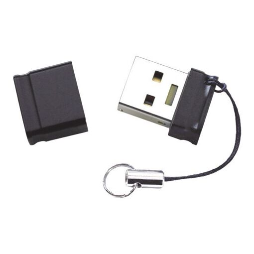 Unidad flash Intenso Slim Line - 64 GB - Negro