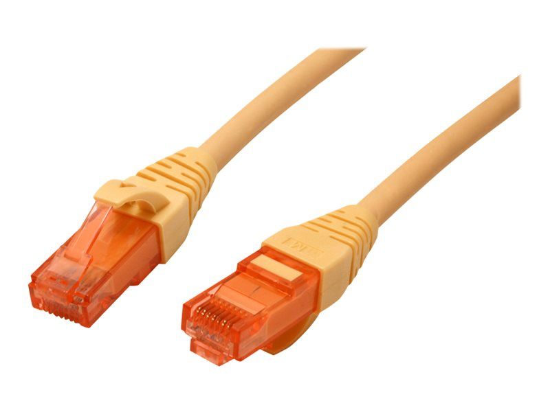 Secomp Cat 6 RJ-45 Cord - 2m, UTP, Yellow