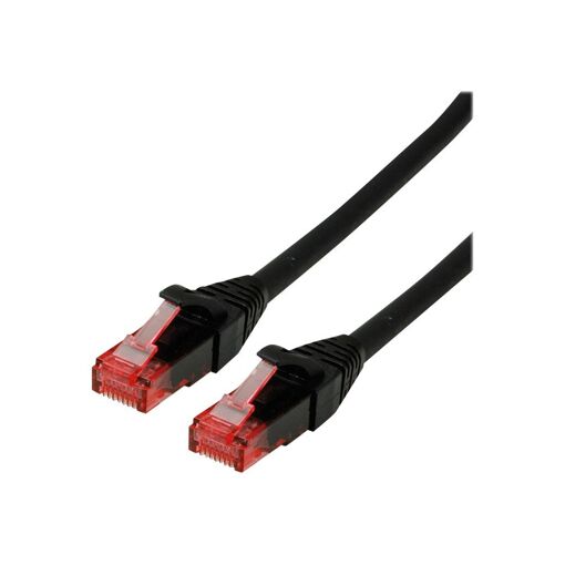 Câble de connexion Secomp CAT 6 - 50 cm - Noir