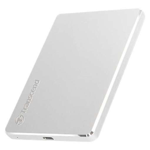 Transcend StoreJet 25C3S - 2TB External Portable Hard Drive - 2.5" - USB 3.1 Gen 1 (USB-C)