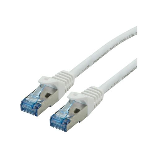 Câble Secomp CAT 6a SFTP, 3 m, Blanc, RJ-45 (M) vers RJ-45 (M)