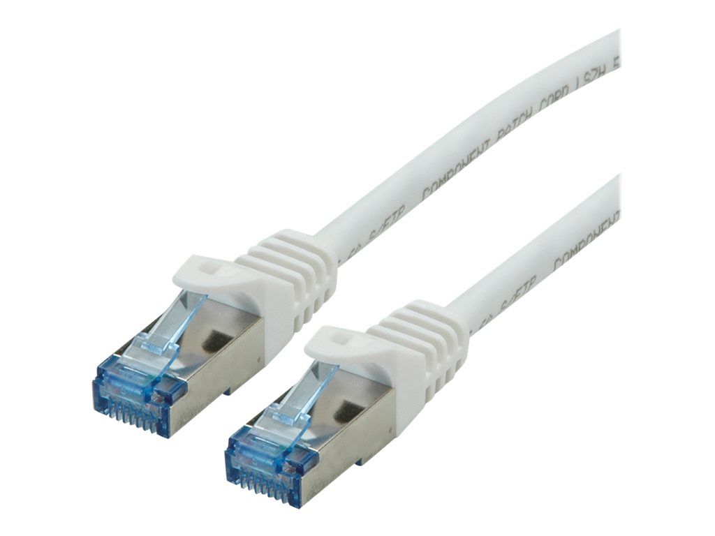 Secomp CAT 6a SFTP Cable, 3m, White RJ-45 (M) to RJ-45 (M)