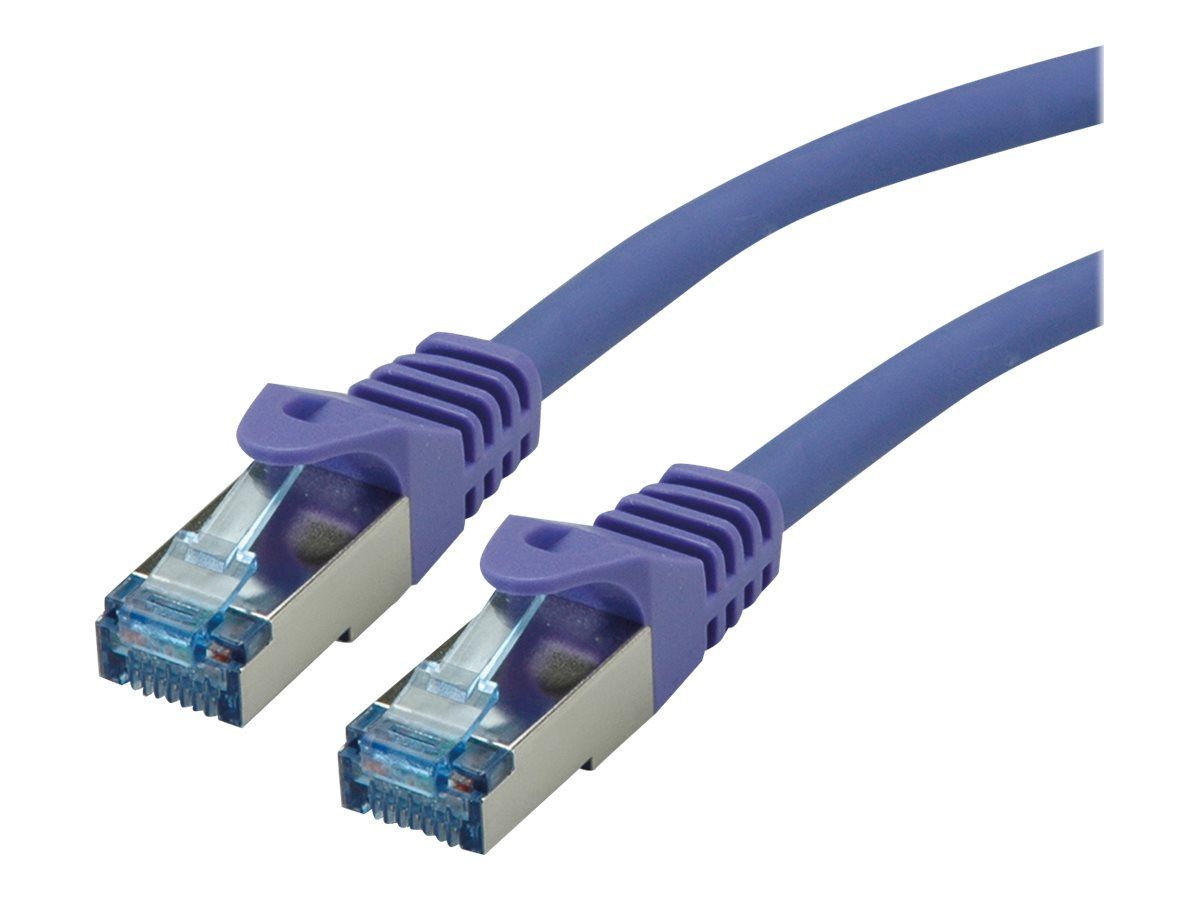 Secomp CAT 6a SFTP Cable, 1m, RJ-45 (M) to RJ-45 (M), Purple