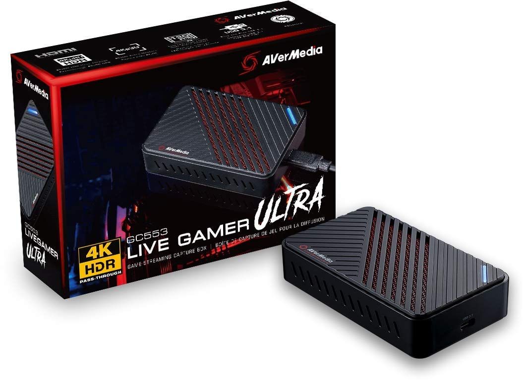 Dispositivo de captura y transmisión en vivo Avermedia Live Gamer ULTRA GC553