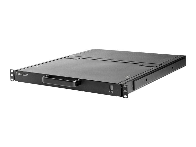 StarTech.com 17.3" 1080p HD Rackmount LCD Console with US Keyboard - VGA Interface - KVM Cable Included - 1-Port USB