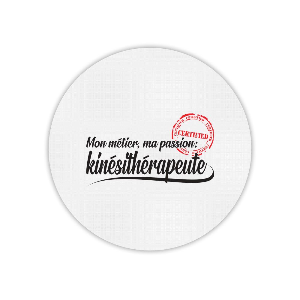 Mygoodprice Round Mouse Pad - Kinetotherapist Passion