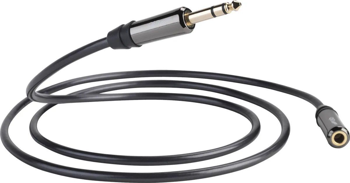 Armour Home Electronics Audio Cable Extension - Stereo Female to Male Jack - 1.5m - Graphite