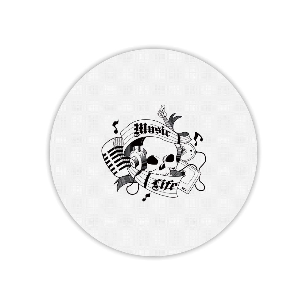 Mygoodprice Skull Head Round Mouse Pad