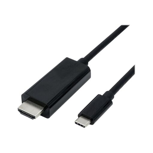 Cable Secomp HDMI a USB-C, 1 metro, Negro (Soporte 4K)