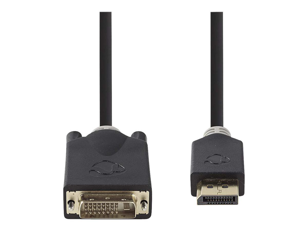 Nedis HDMI to DVI Adapter Cable - 2m - Charcoal Grey