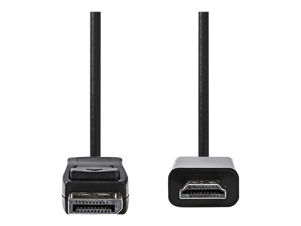 Cable adaptador Nedis DisplayPort a HDMI - 2 m - Negro