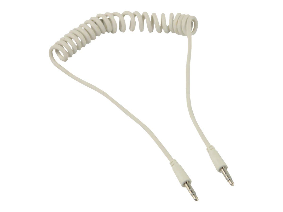 Nedis Audio Cable - 3.5mm Stereo Male to Male - 1m - White - Spool