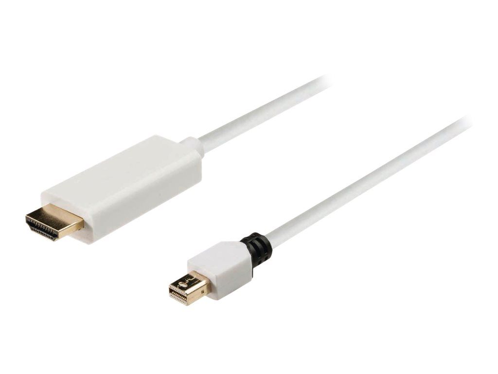 Nedis Mini DisplayPort to HDMI Adapter Cable - 2m - Charcoal Grey