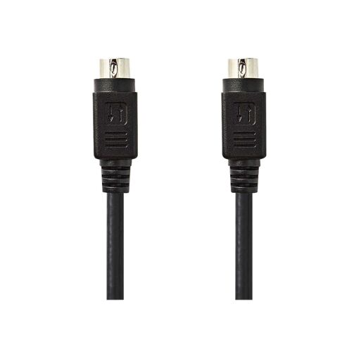 Nedis S-Video Cable - 2m Black Round