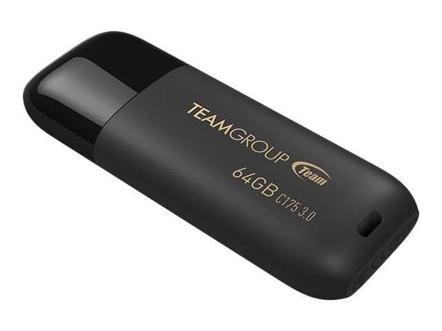 Team Group Color Theme Series C175 - 64GB USB 3.1 Gen 1 Flash Drive - Black