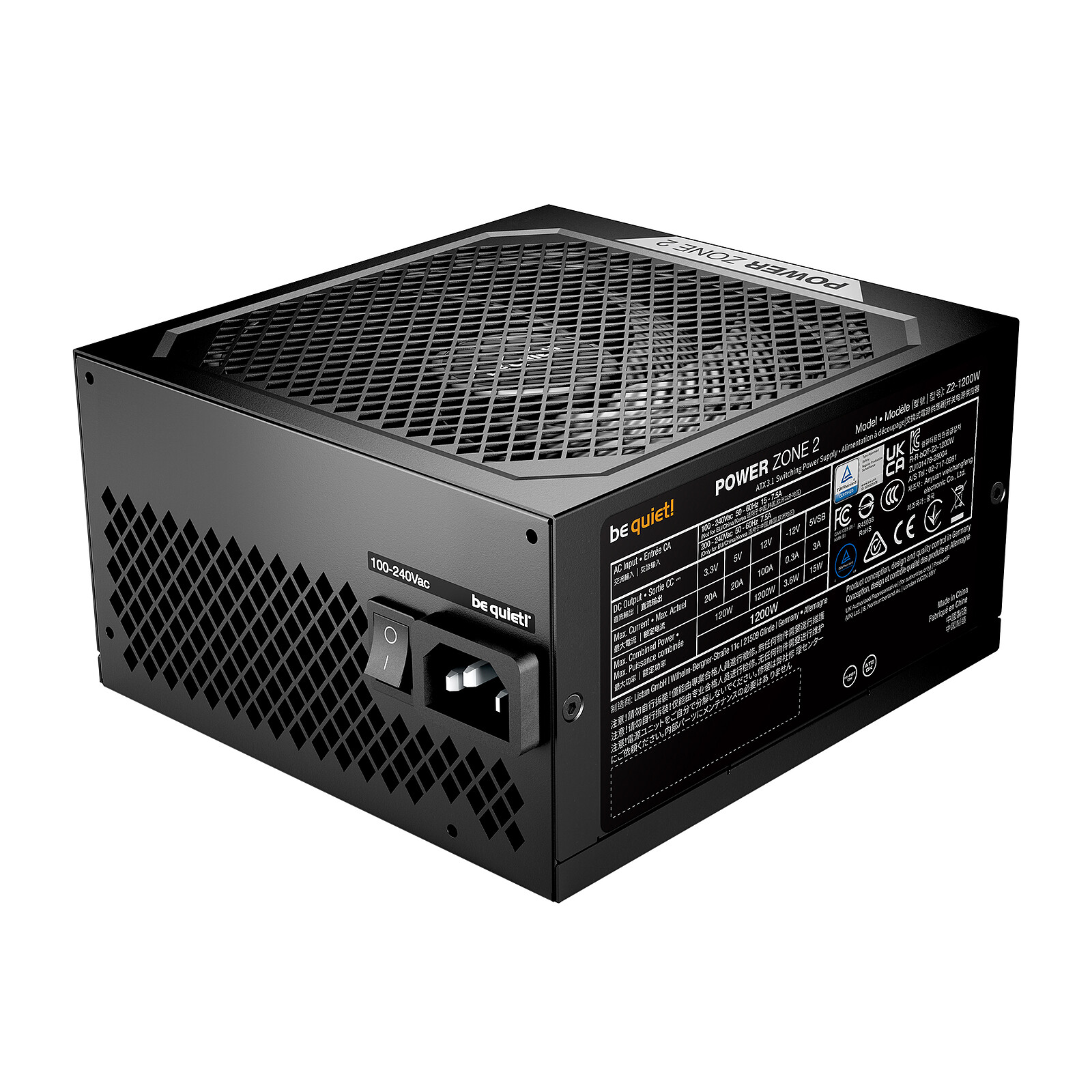 be quiet! Power Zone 2 1200W 80PLUS Platinum