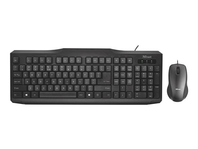 Ensemble clavier et souris Trust ClassicLine USB (Italien)