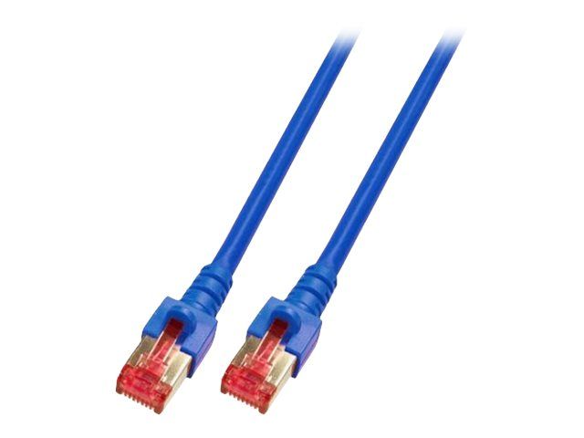 Cable de conexión EFB-Elektronik RJ45 a RJ45 - 5 m - SFTP CAT6 - Sin halógeno - Azul