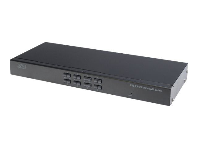 Digitus Professional KVM Switch - 8 Ports - 1 User - Rack Mountable