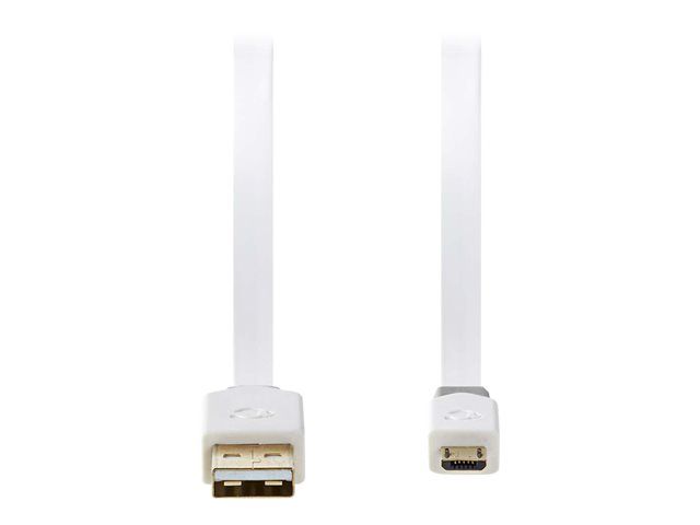 Câble USB Nedis - 1 mètre, Blanc